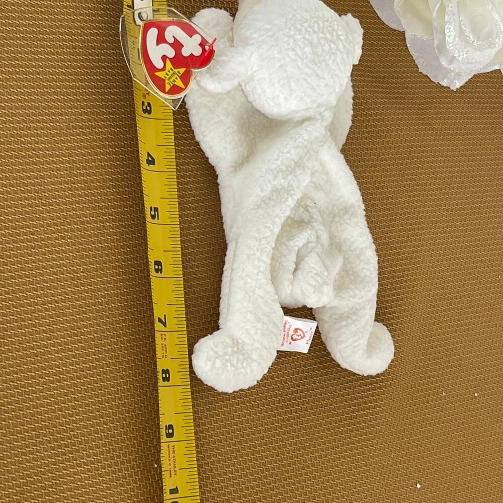 Vintage Rare Fleece, Ty Beanie Baby , Sheep, - Picture 8 of 8